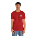 BUFFTEE Jrgen Klopp JK with The Normal 1 T-shirt - LFC Home Supporters Unisex Short Sleeve Tee-Red
