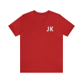 BUFFTEE Jrgen Klopp JK with The Normal 1 T-shirt - LFC Home Supporters Unisex Short Sleeve Tee-Red