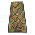 Beautiful Afghan Maimana kilim 298 x 89cm