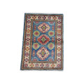 Fine Handmade Kazaq Carpet 90 X 66 cm