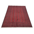 Stunning Red Afghan Carpet 224 x 154 cm