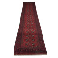 Gorgeous Red Afghan Carpet 477 x 83 cm