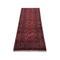 Fine Red Afghan Carpet 489 x 81 cm