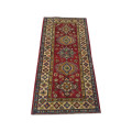 Fine Afghan Handmade Kazaq Carpet 213 x 87cm