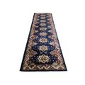 Blue Kazac machine Made Carpet 300 X 80 cm