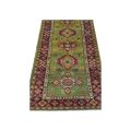 Gorgeous Afghan Handmade Kazaq Carpet 301 X 85cm