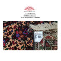 Incredible Afghan Turkman carpet 136 x 92 cm
