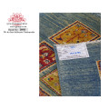 Gorgeous vintage look Afghan Ariana Carpet 124 X 86 cm