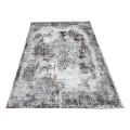 Grey vintage design machine made carpet 230 x 160 cm