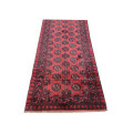 Stunning Red Afghan Carpet 282 x80 cm
