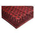Beautiful Red Afghan Carpet 242 X 164cm