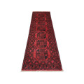 Gorgeous Red Afghan Carpet 285 x 77 cm
