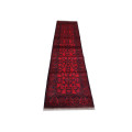 Beautiful Afghan Turkman carpet 293 X 81 CM