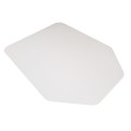 Office Floor Protector - White - Chair Floor Mat - Office Carpet Protector