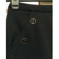 Black Pencil Midi Skirt Size: 28