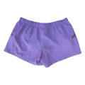 Purple low rise "multi" sport shorts by Jan Tee Designs