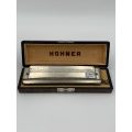 M.Hohner "The 64 Chromonica" Harmonica in Original Case