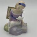Royal Doulton "Merry Had a Little Lamb" Figurine (Repaired)