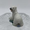 Porcelain Miniature Polar Bear