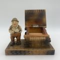 Wooden House Trinket Box