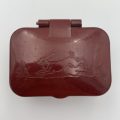 Bakelite Container with Rabbit Pattern