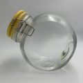 Glass Container with Yellow Lid