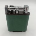 "The Classic Jumbo" Green Silver Plated Table Lighter