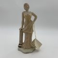 "The Da Vinci Collection" Lady with Suede Dress Figurine