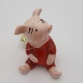 "Beswick" Pig with Red Top Figurine