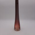 Dark Brown Flute Glass Vase