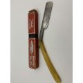 Vintage Straight Cut Silver Inlay Hand Blade