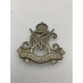 UDF Royal Natal Carbineers Cap Badge Brass 1936-1940