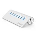 Orico 7 Port USB3.0 Hub Aluminium - Silver
