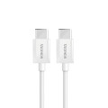 Romoss USB Type-C to USB Type-C 3A 1m Cable - White