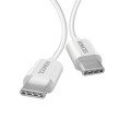 Romoss USB Type-C to USB Type-C 3A 1m Cable - White