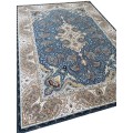 Fine Persian Tabriz Rug - Classic Style with Embossed Design