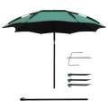 2.2m Double Layer Outdoors Folding Umbrella