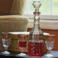 7 Piece Whiskey and Wine Decanter with Glasses Set