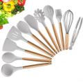 Silicone kitchen utensils - Cream white
