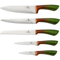 Berlinger Haus - 6 Pieces Stainless Steel Limited Edition Knife Set with Stand (READ DESCRIPTION)