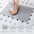 Diatomite bath mat-Grey