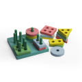 Wooden Stacking Shapes - Square