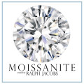 1.00ct 6.5mm Evermore Brilliant Round Ralph Jacobs created Moissanite - Round Evermore Brilliance