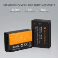 K&F Canon LP-E17 Battery Kit with 2 x Batteries and a Dual Charger | KF28.0014
