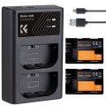 K&F Canon LP-E6NH Battery Kit with 2 x Batteries and a Dual Charger | KF28.0021