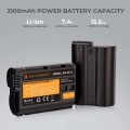 K&F Nikon EN-EL15 Battery Kit with 2 x Batteries and a Dual Charger | KF28.0012