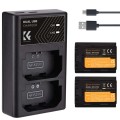 K&F Sony FZ-100 Battery Kit with 2 x Batteries and a Dual Charger | KF28.0016