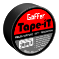 Tape-iT 5 Pack of 2inch Black Gaffer Tape Rolls 48mm x 25m | Ti4825BG5
