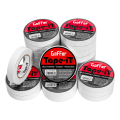 Tape-iT Carton with 24 Rolls of White Gaffer Tape 24mm x 25m | Ti2425WG24