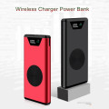 20000mah QI Wireless Charger Power Bank Portable Dual USB with Digital Display